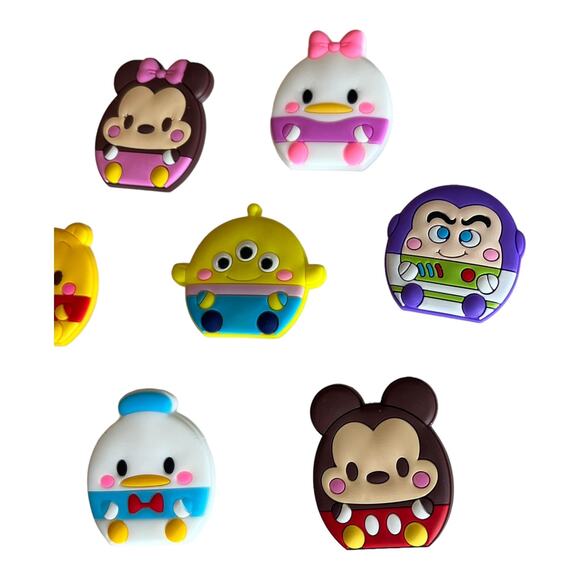 New SHOE CHARMS for Croc Clog Zippers 7PC Mickey Mouse Pooh Bear Buzz Lightyear! - Picture 4 of 6